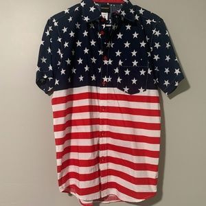 USA Short Sleeve Button Down